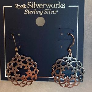 Silver earrings